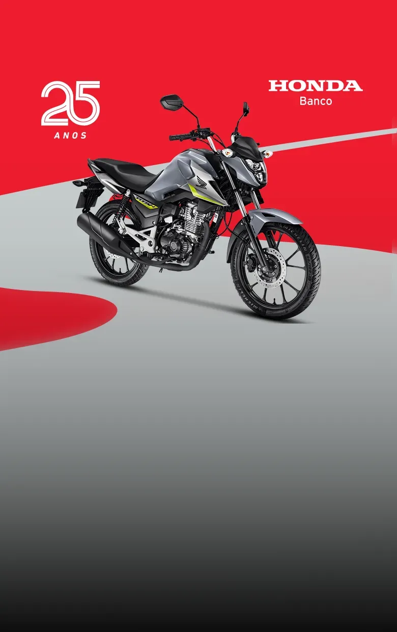 Banner Mobile 25 anos de Banco Honda